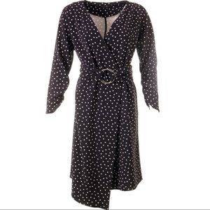 Zara Polka Dot Wrap Dress